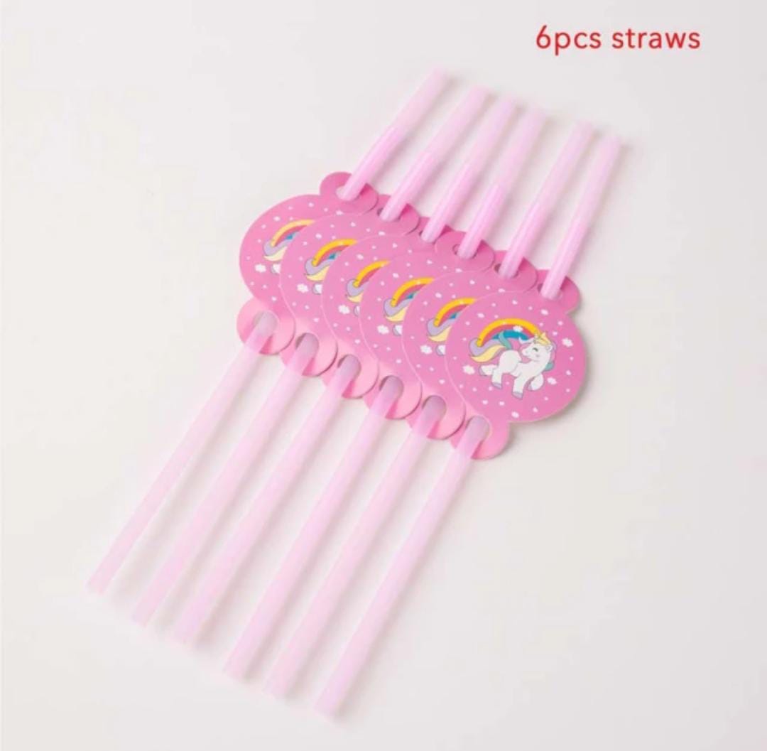 Unicorn straws