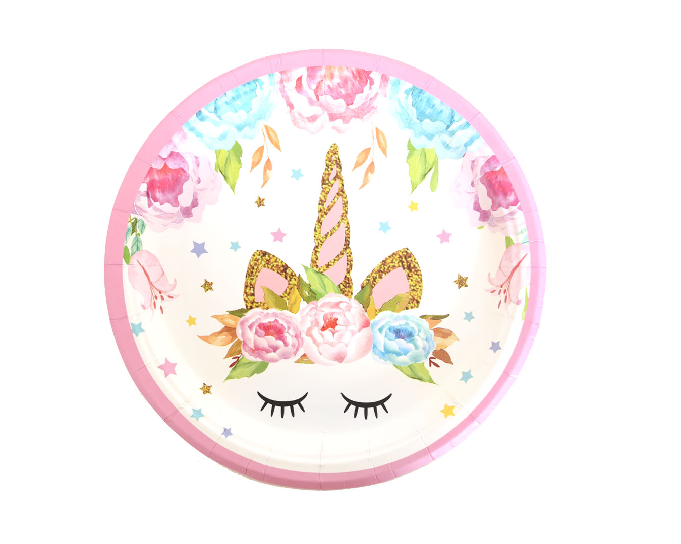 Unicorn Plates 16 pieces size 7 inch