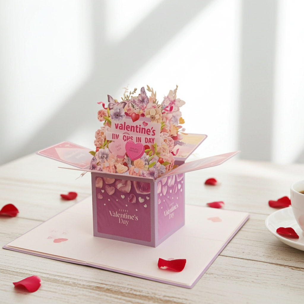 3D Valentine's Day Greeting Cards