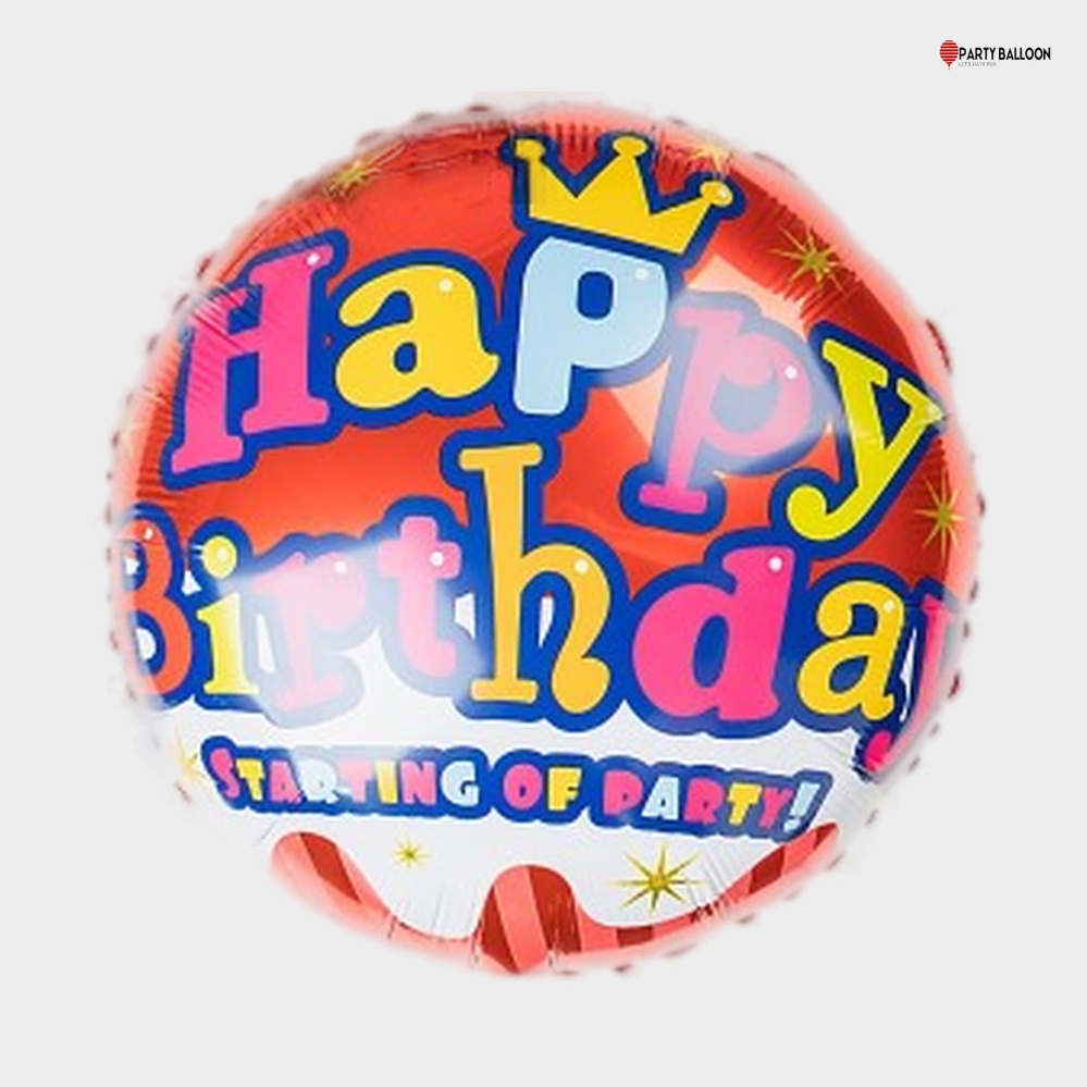 بالون عيد ميلاد سعيد مقاس 18 انش 