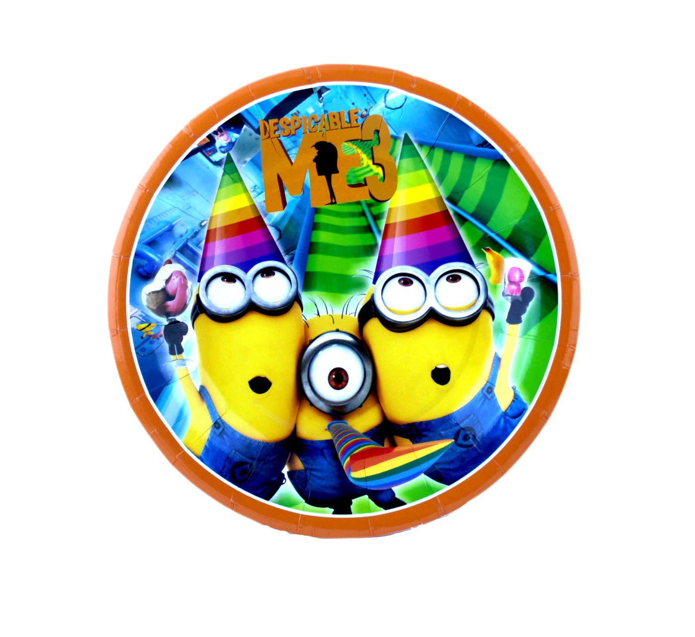 DESPICABLE ME 2 MINION PLATES 7IN 6PCS