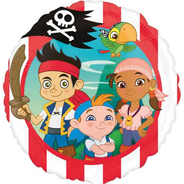 DISNEY JAKE & THE NEVERLANDS PIRATES HAPPY BIRTHDAY BALLOON 43 CM