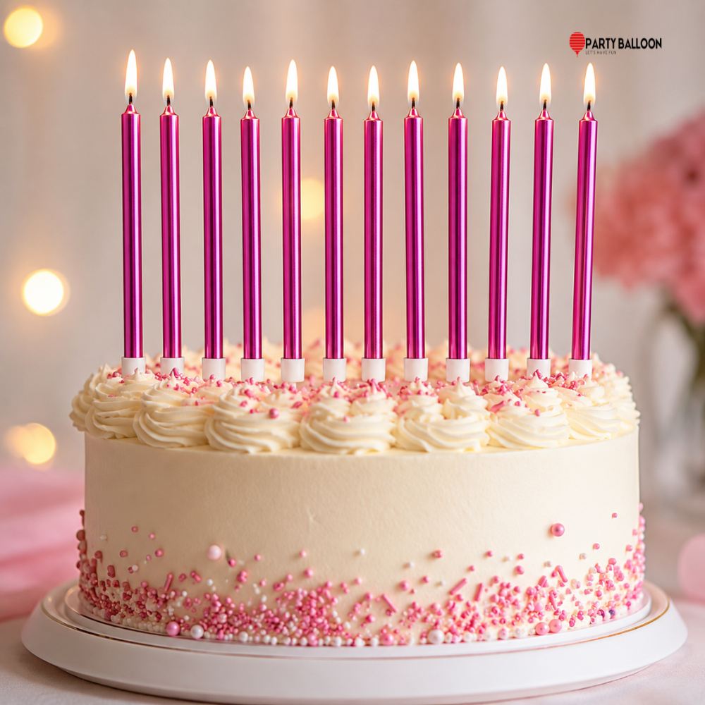 Colorful Cake Candles