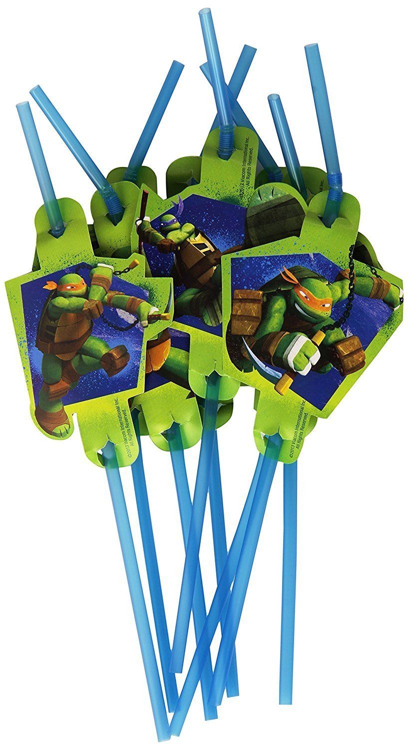 TEENAGE MUTANT NINJA TURTLES STRAWS