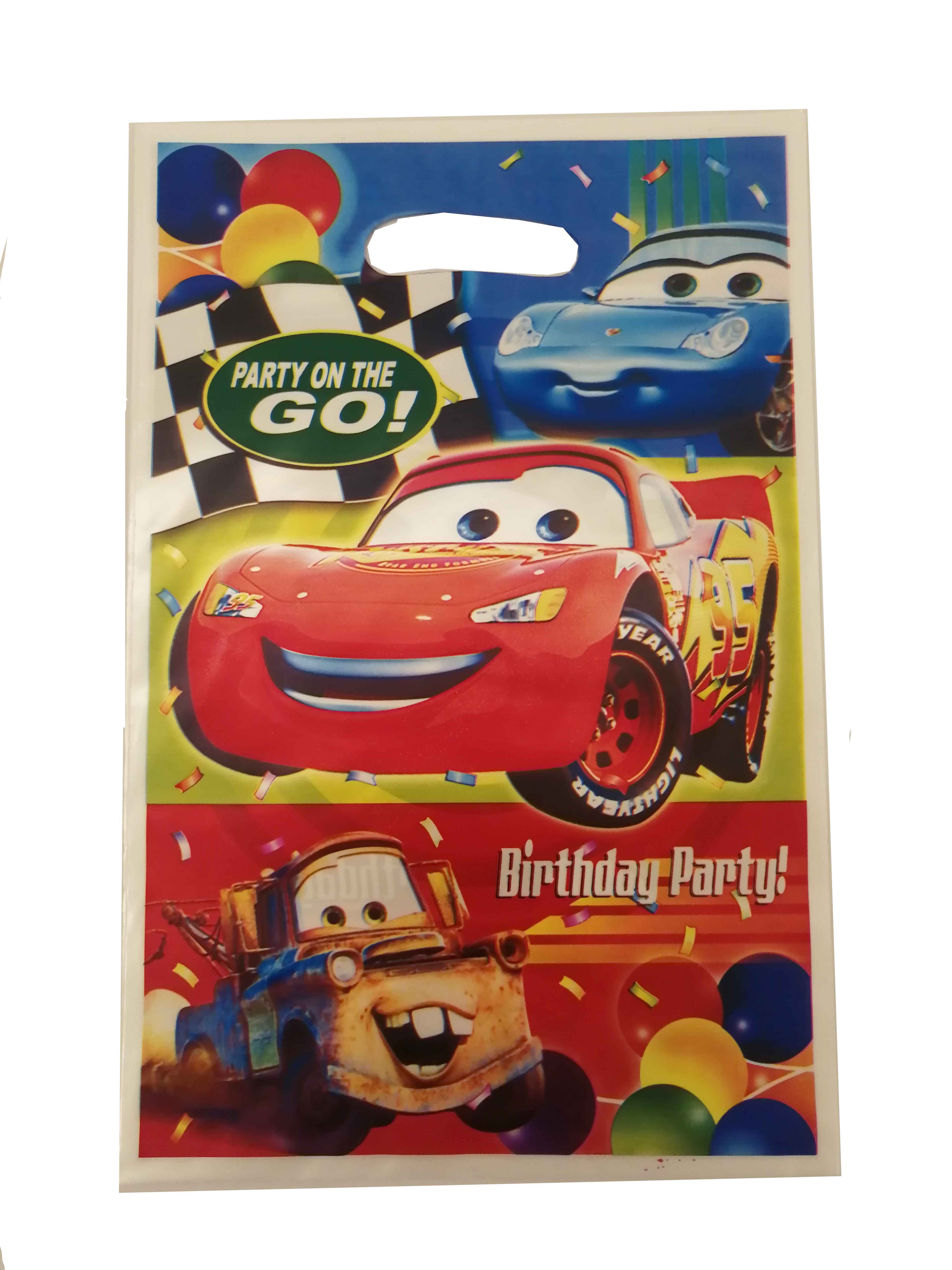 CARS GIFT BAG  6 PCS 