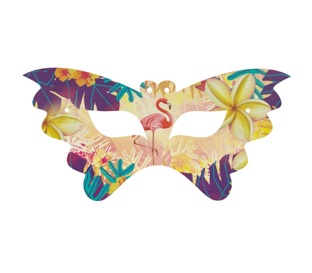 FLAMINGO PARTY MASK 6 PC