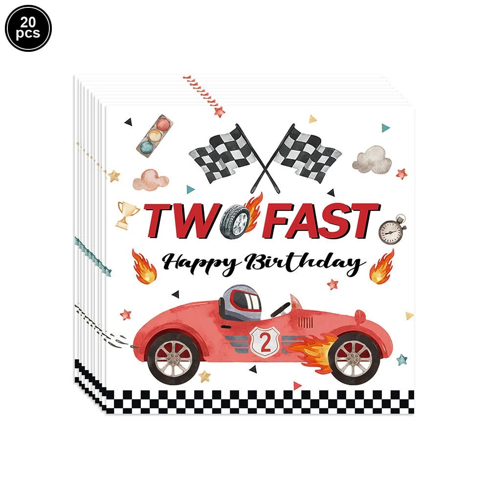 Fast Car Racing Birthday Set