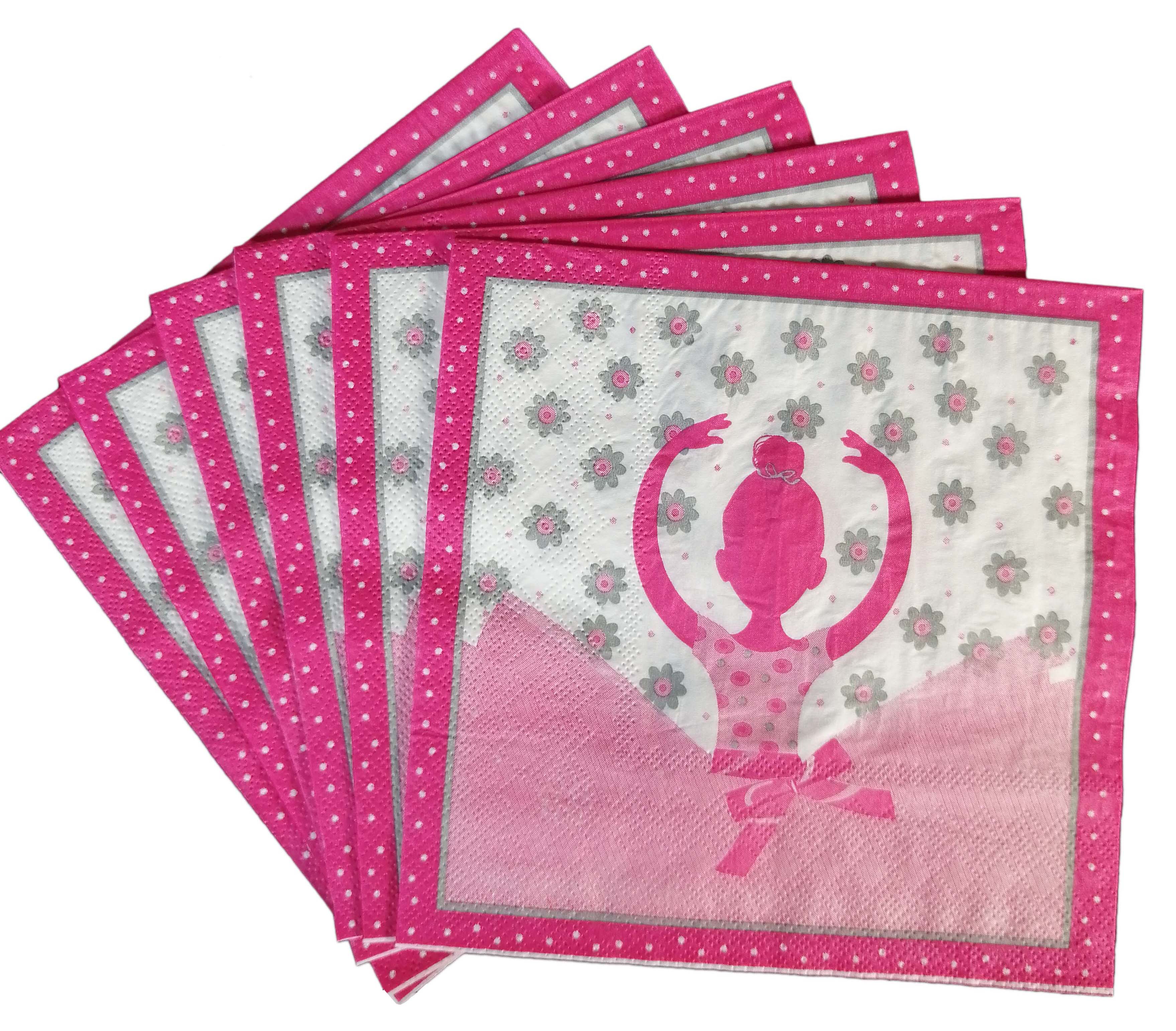 BALETTE NAPKINS 6 PCS