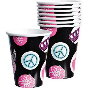 ROCK STAR CUPS 8 PCS