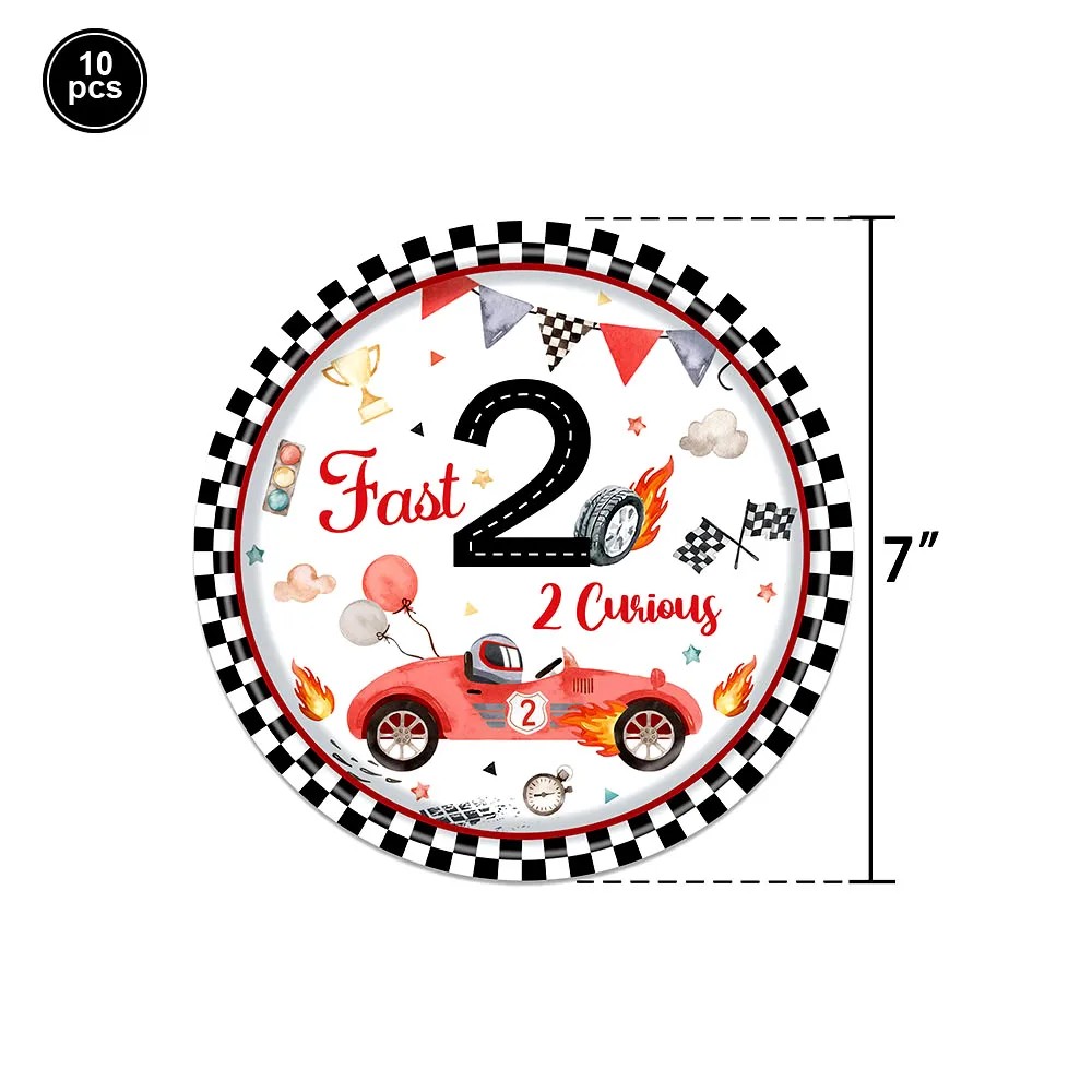 Fast Car Racing Birthday Set