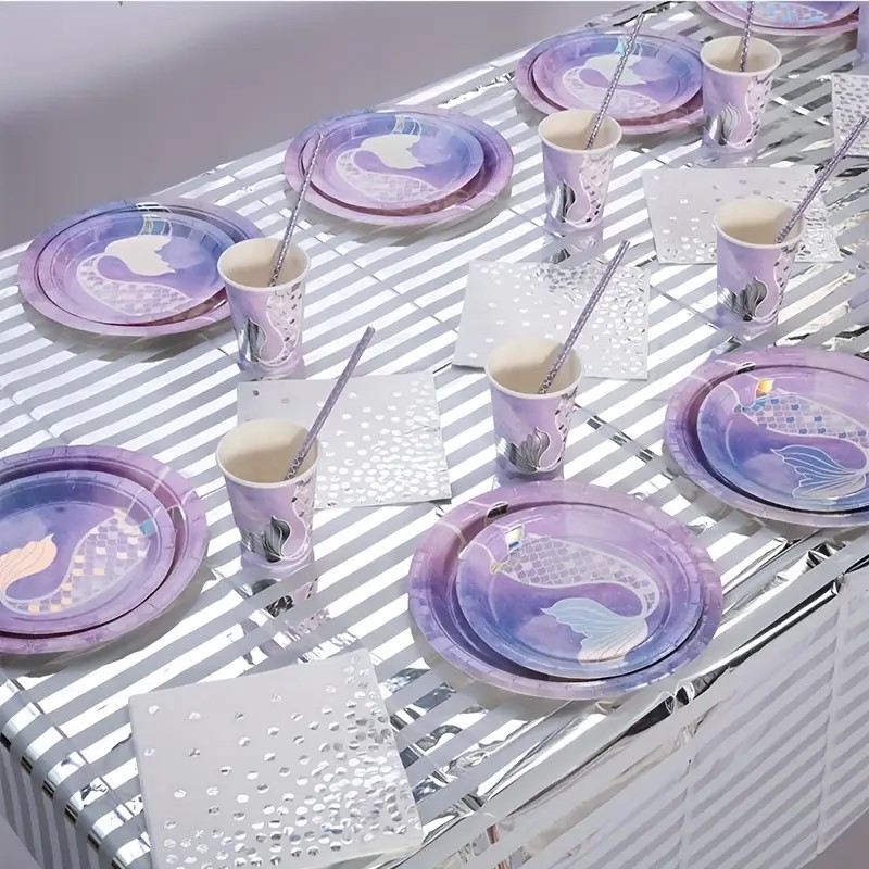 Mermaid Birthday Party Supplies Set