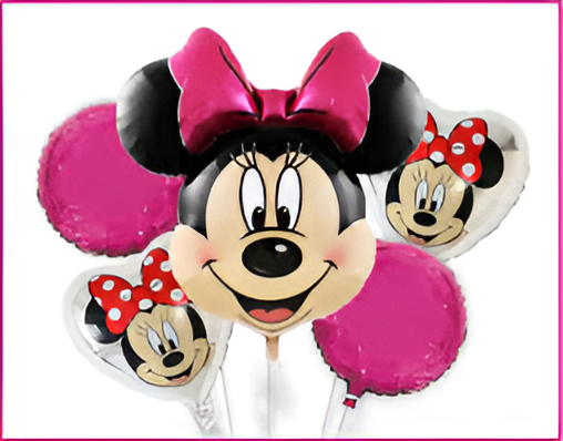 Minnie Mouse Balloon Set 5 Pieces