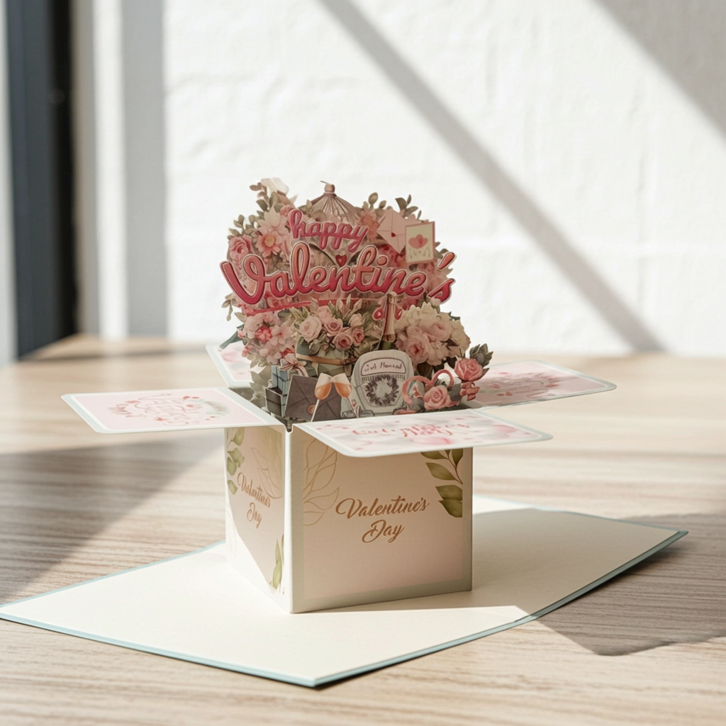 3D Valentine's Day Greeting Cards