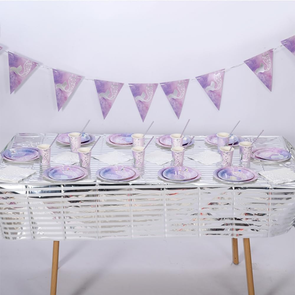 Mermaid Birthday Party Supplies Set