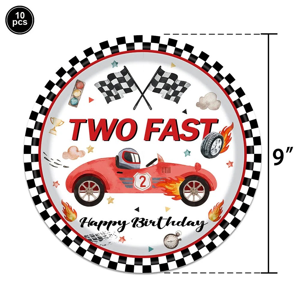 Fast Car Racing Birthday Set