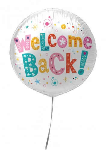 Welcome Back balloon 