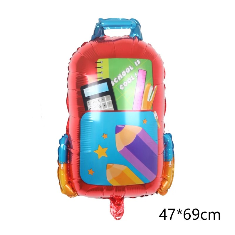 school bag balloon