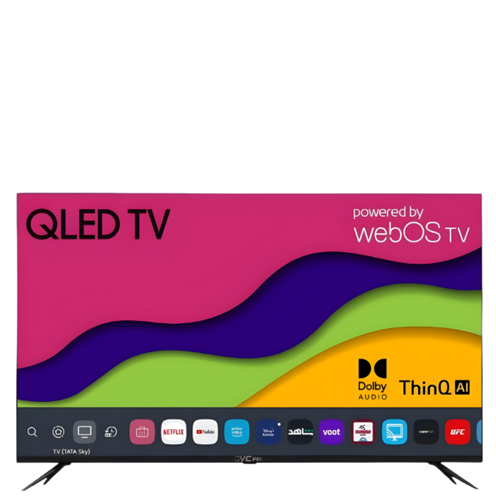  شاشة جي في سي برو GVC PRO سمارت 55 بوصة QLED بدقة 4K UHD بنظام WebOS – موديل LE-55VH5Q 