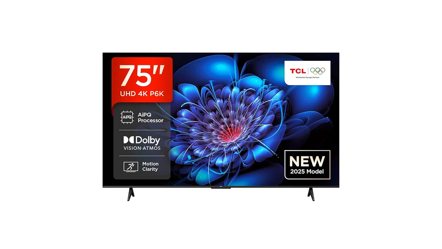  تلفزيون تي سي ال ذكي 75 بوصة UHD-4K 60HZ, HDR 10 نظام جوجل تي في 