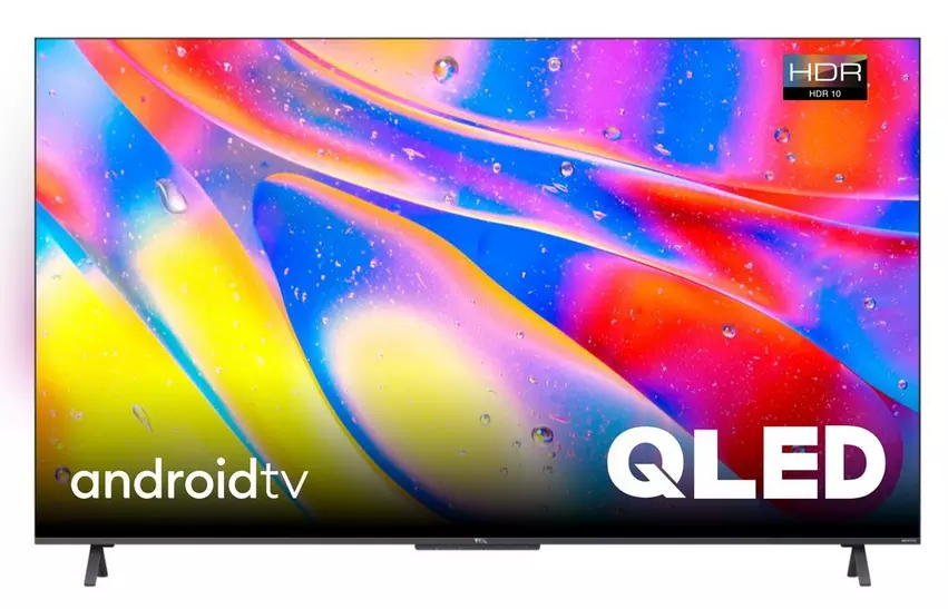  تلفزيون من تي سي إل بشاشة ٥٠ بوصة، بدقة 4K، موديل 50C725، بتقنية كيو إل إي دي 