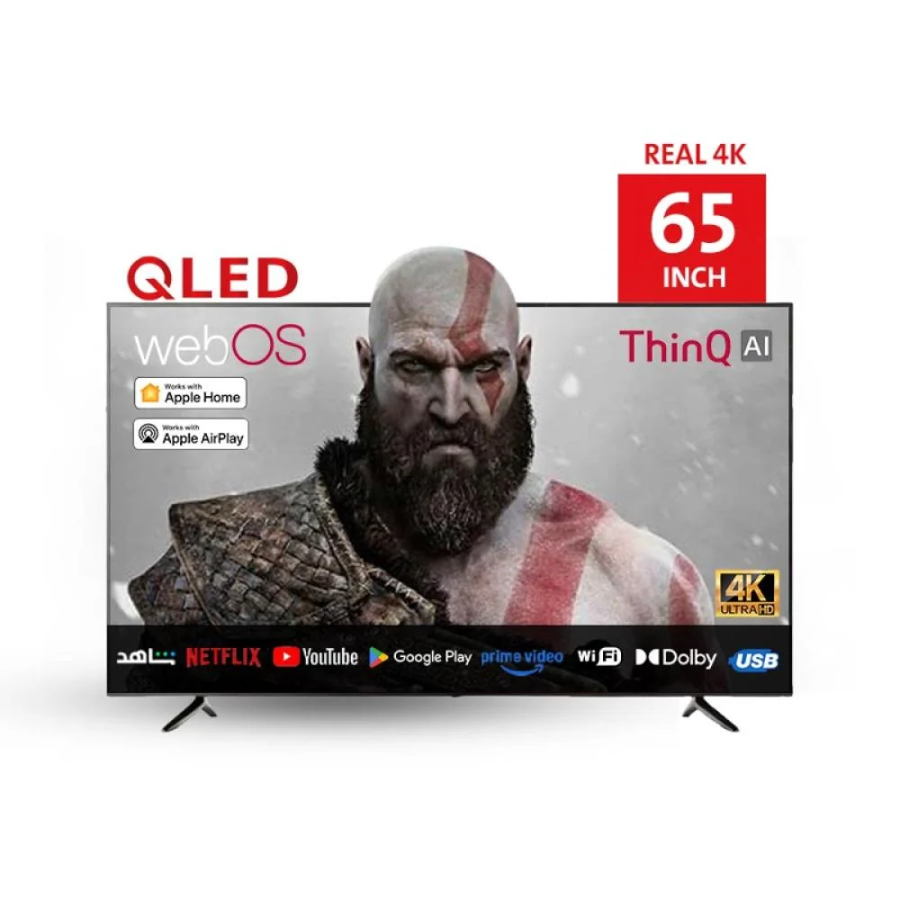  فوجيكا شاشة تلفزيون 65 بوصة سمارت - QLED 4K - أسود - FJ-65Q6 