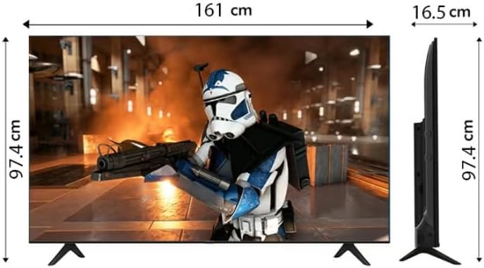  شاشة دانسات 65 بوصة جوجل تي في كيو ليد - DTD65QLED14.60HZ 