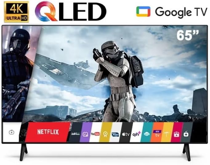  شاشة دانسات 65 بوصة جوجل تي في كيو ليد - DTD65QLED14.60HZ 
