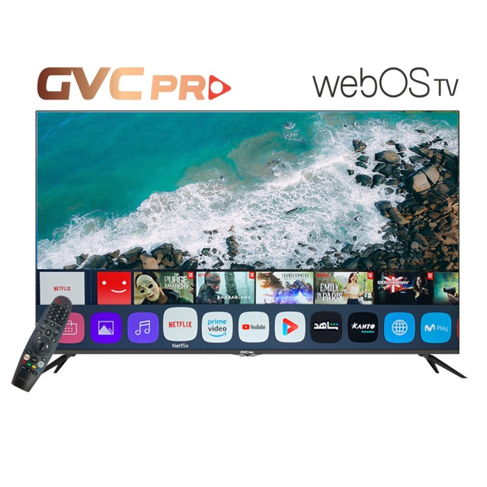  شاشة جي في سي برو 4K,WebOs سمارت 55بوصة 