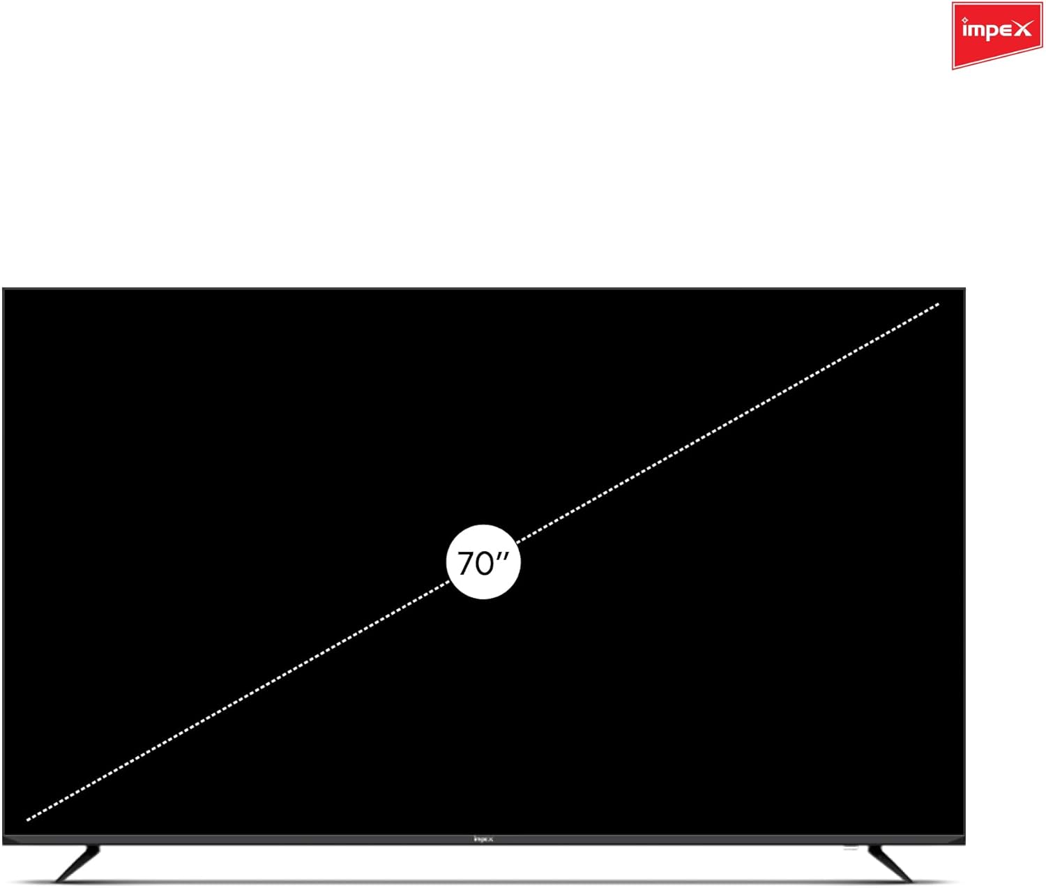  شاشة امبكس 70 سمارت 4K اندرويد 14 