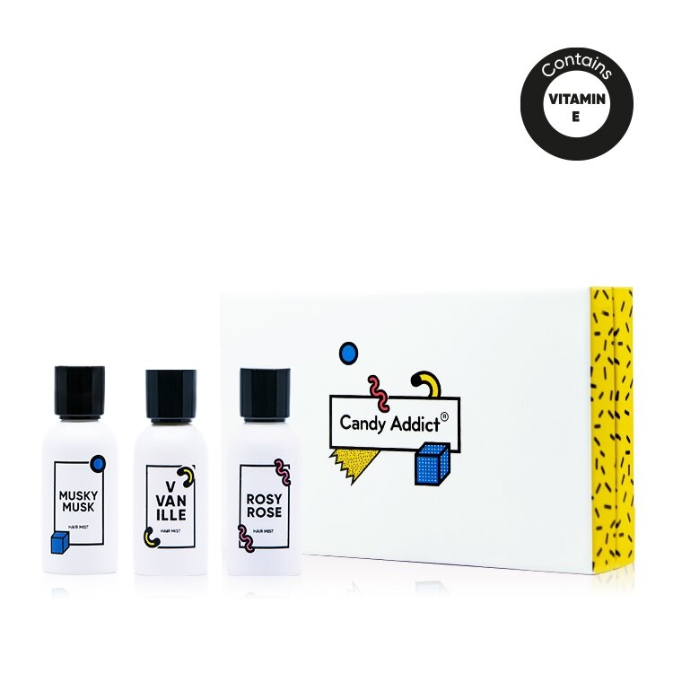 كاندي أديكت أديكتيف تيمبتاشين مجموعة عطور ميني للشعر - 30x3 مل