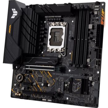 MB ASUS TUF Gaming B660M-PLUS D4 mATX , PCIe 5.0 support, DDR4 5333 (OC), Dual PCIe 4.0 M.2 Slots with Flexible Heatsink, Realtek 2.5Gb Ethernet, Aura Sync, Two-way AI Noise Cancelation