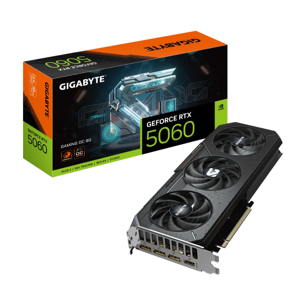 GIGABYTE 　GV-N5060EAGLE OC-8GD　 RTX5060 VGA GIGABYTE GEFORCE RTX 5060 OC,8GB (GV-N5060GAMING OC-8GD)