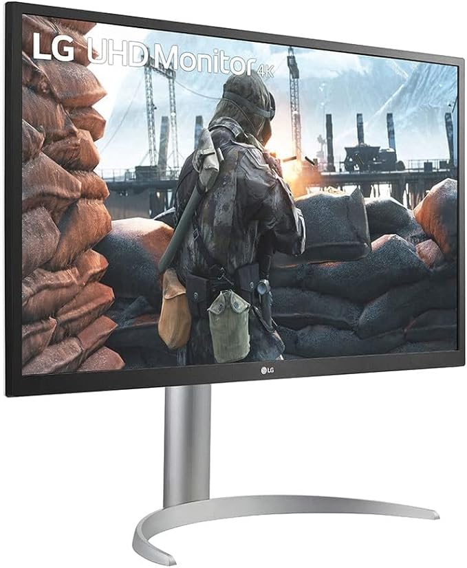 LG 27UP550N-W UHD IPS LED HDR10 USB-C Port Monitor, 60Hz, 5m