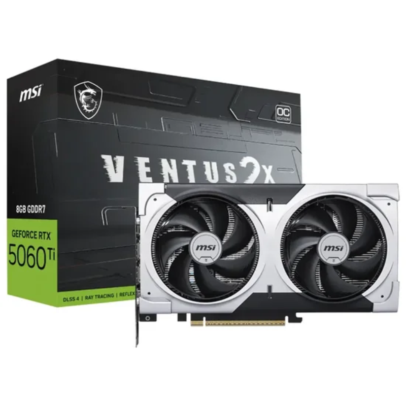 VGA MSI VENTUS GeForce RTX 5060 Ti 2x PLUS 8GB, 912-V536-051