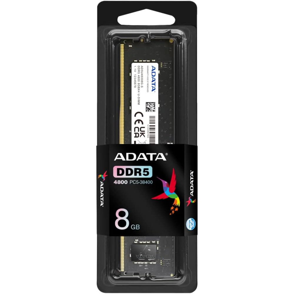 RAM DDR5 Adata AD5U48008G-S 4800Mhz 8GB for Desktp PC
