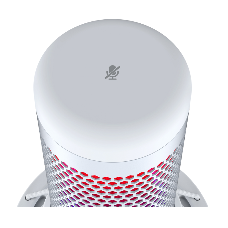 HyperX QuadCast S RGB USB Microphone (519P0AA) WHITE