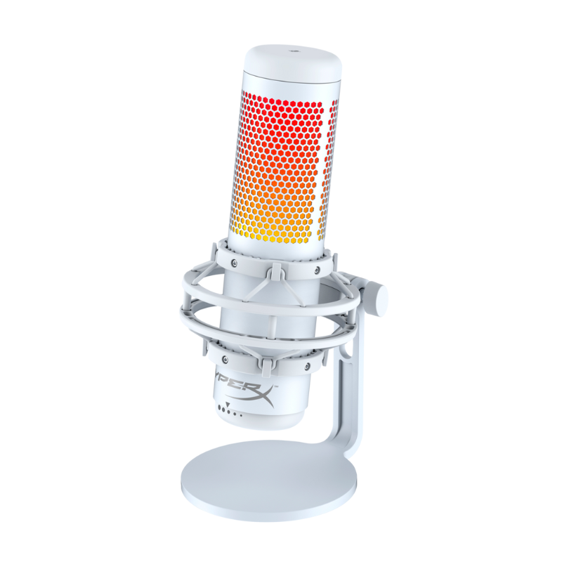 HyperX QuadCast S RGB USB Microphone (519P0AA) WHITE