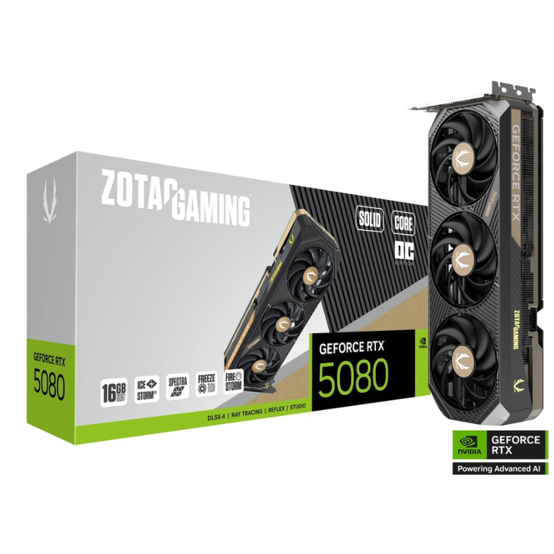 未開封　ZOTAC GAMING GeForce RTX 5080 16GB VGA Zotac GeForce RTX 5080 SOLID 16GB (ZT-B50800J2-10P)