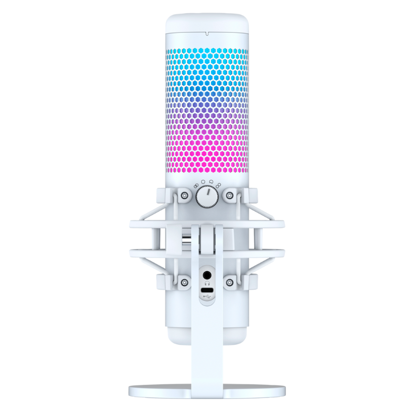 HyperX QuadCast S RGB USB Microphone (519P0AA) WHITE
