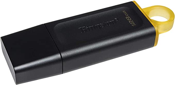 محرك فلاش يو اس بي من كينجيستون 128 جيجابايت لنقل البايانات, USB 3.2