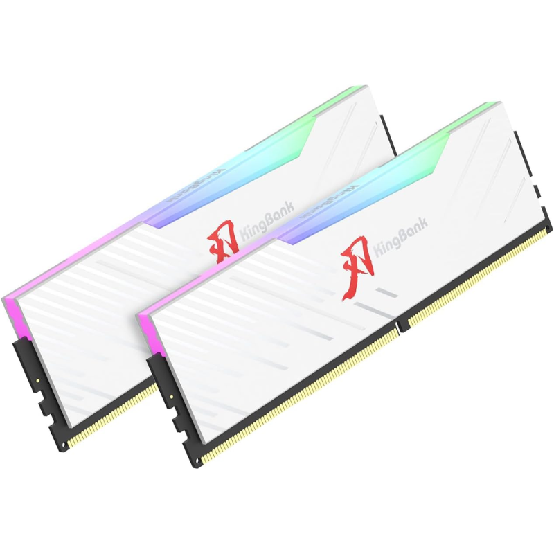 RAM DDR5 KINGBANK RGB, 32GB, 6000MHz, RGB, for PC Black