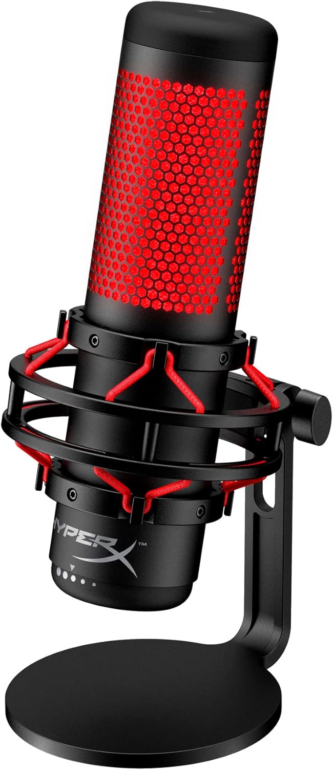 HyperX QuadCast 4P5P6AA Microphone: Home Recording Studio