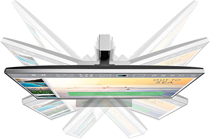  شاشة كمبيوتر اتش بي EliteDisplay E233 فل اتش دي, 23 بوصة, معدل التحديث 60 هرتز , نوع اللوحة IPS, ضد اللمعان, إضاءة خلفية للشاشة خالية من الزئبق, فضي