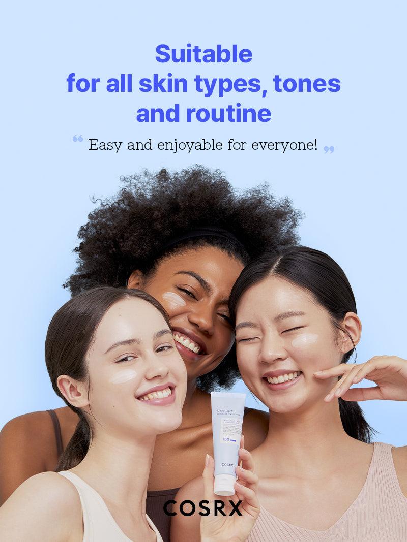 COSRX Ultra-Light Invisible Sunscreen SPF50 PA واقي شمسي خفيف بعامل حماية  من الشمس SPF50 PA