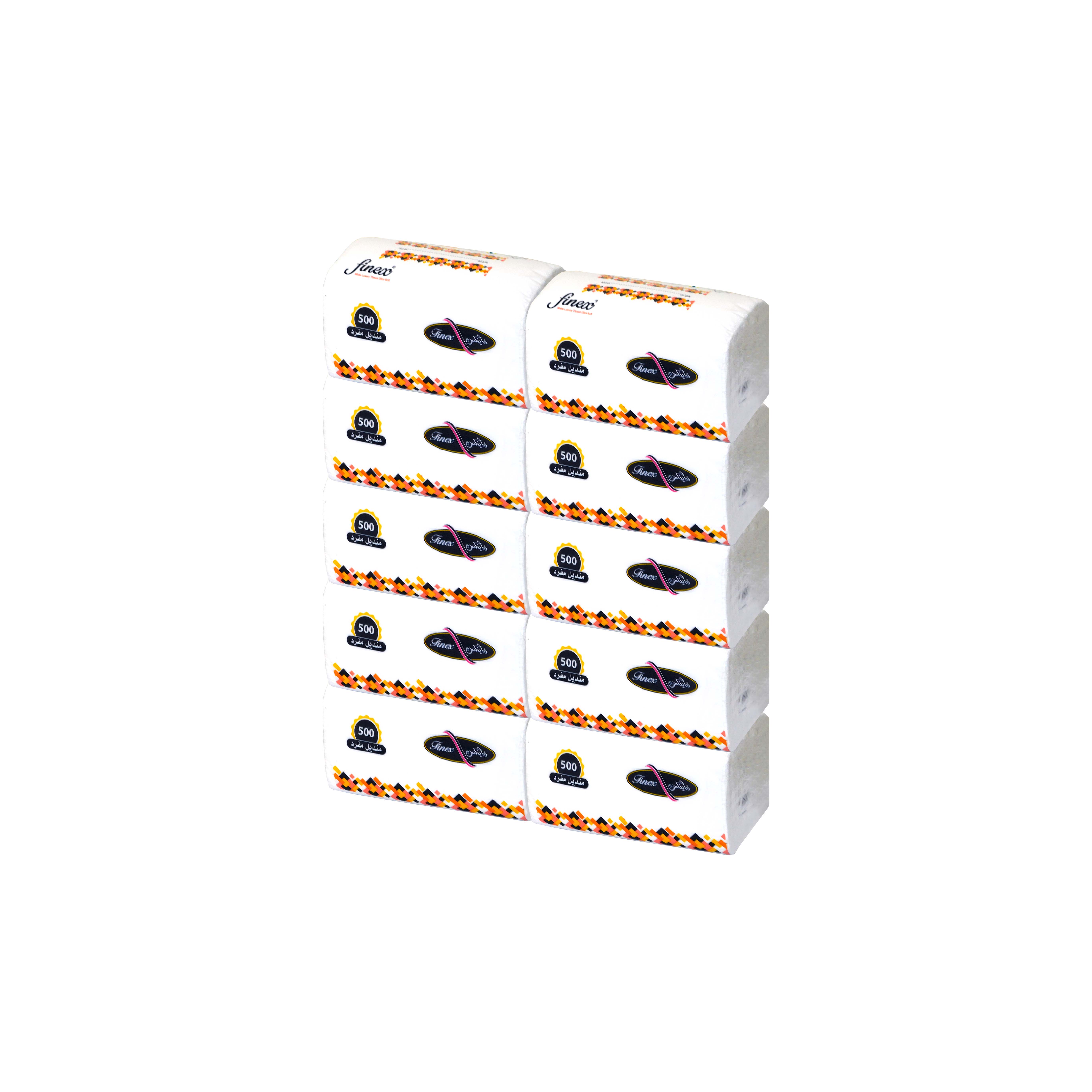 Facial Tissues 500 Tissue 1 Ply x 10 Packs
