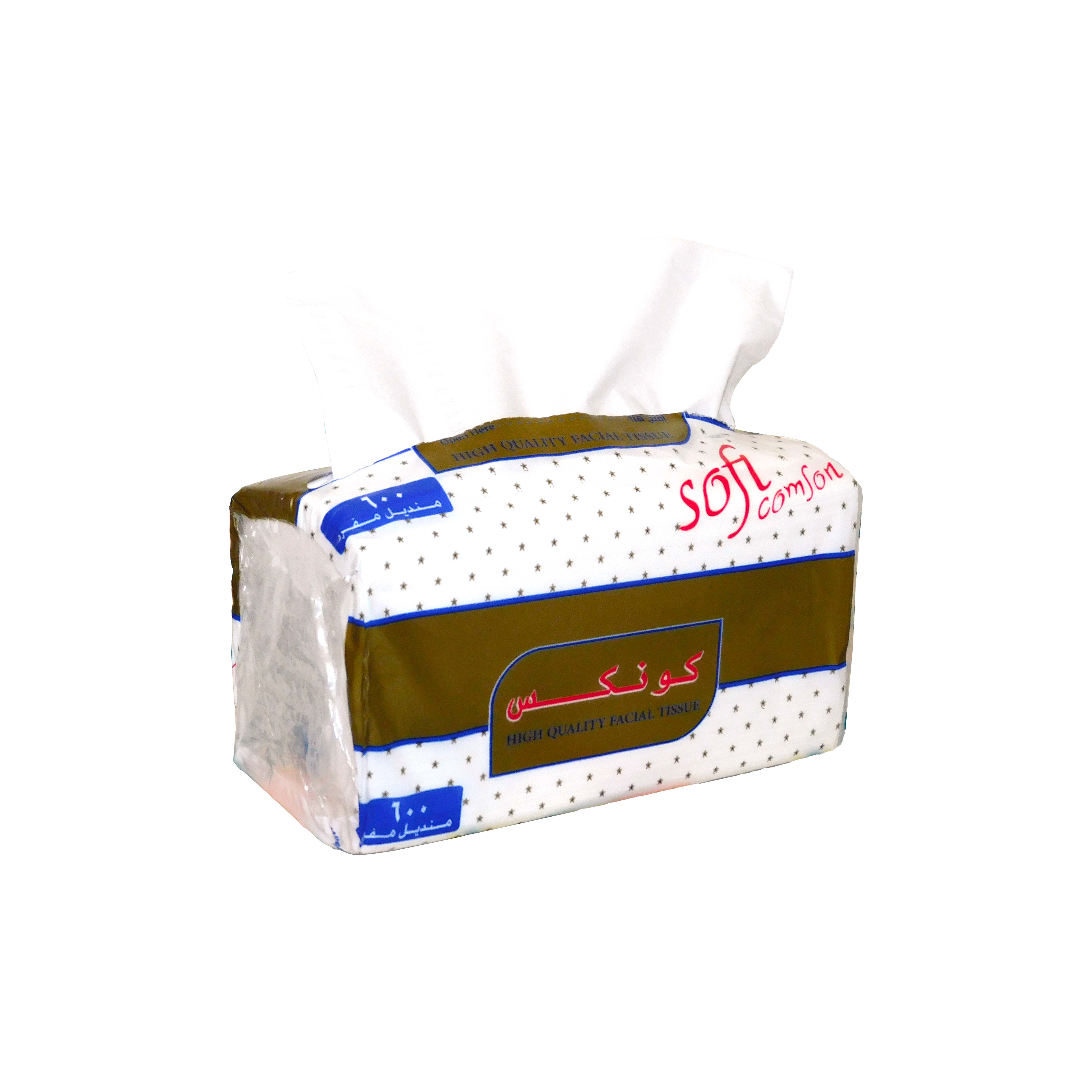 مناديل وجه  كونكس ٦٠٠ منديل مفرد