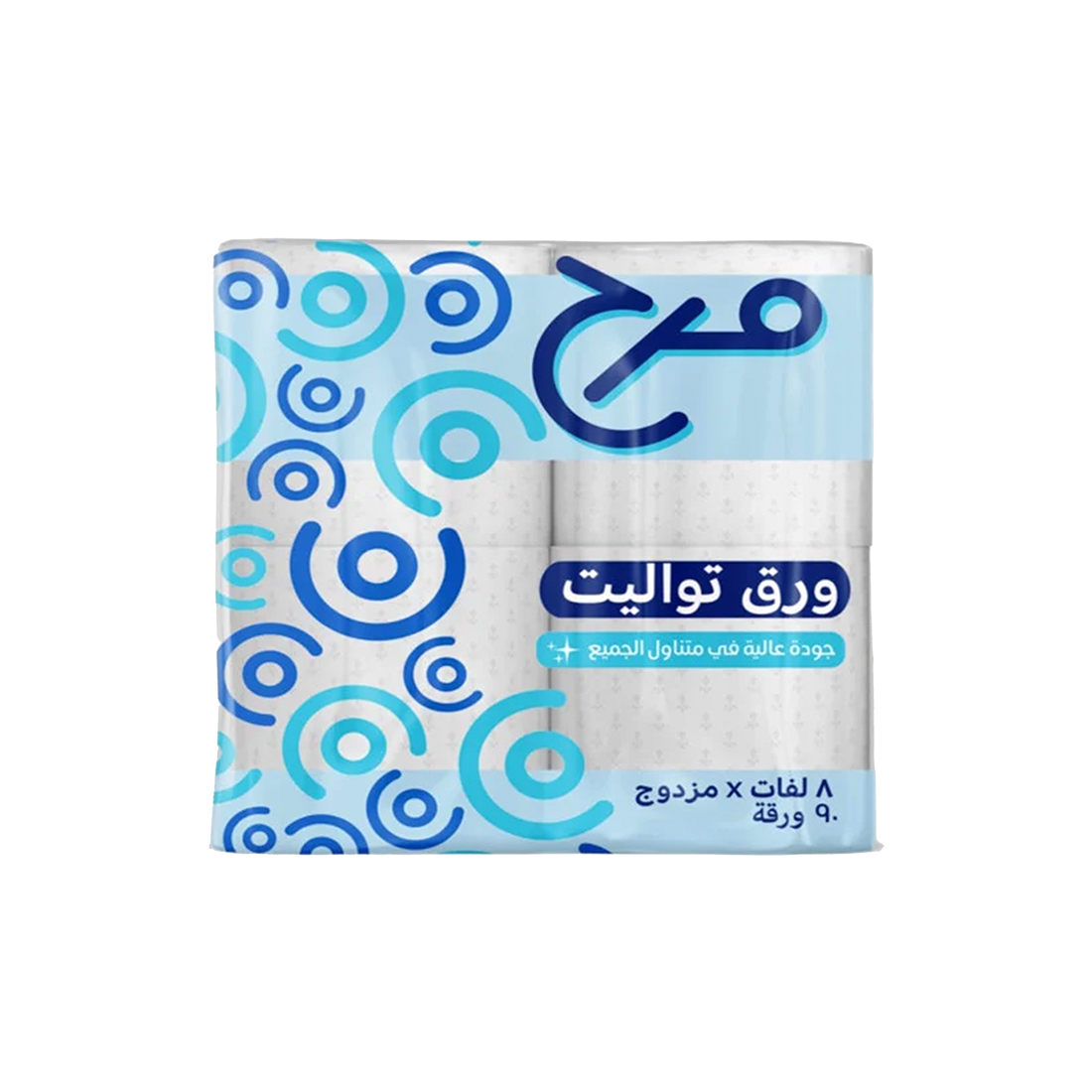 عبوة مرح رول حمام منفوش - ٨ لفات