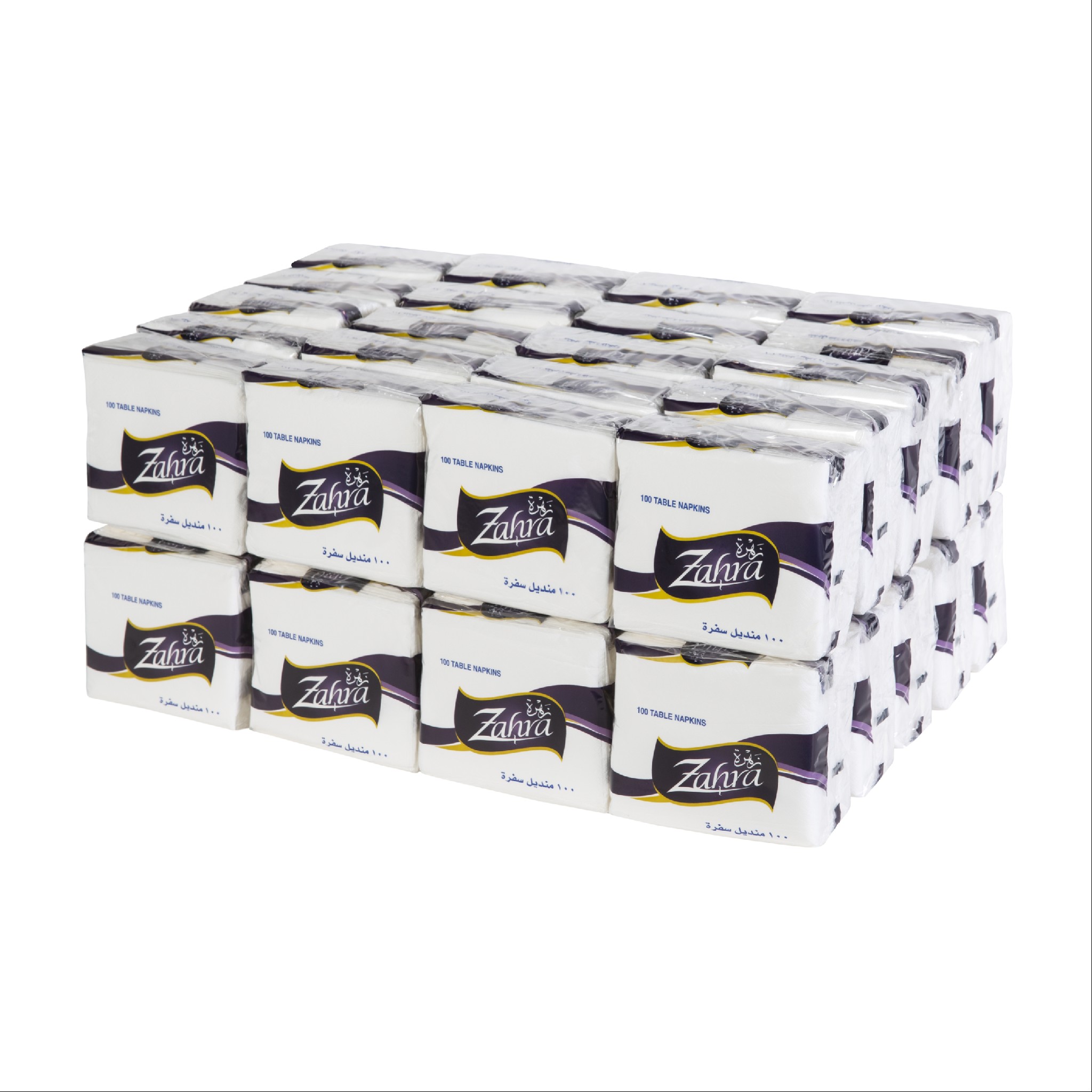 Napkin Paper Zahra 100 Tissues X 40 Packs