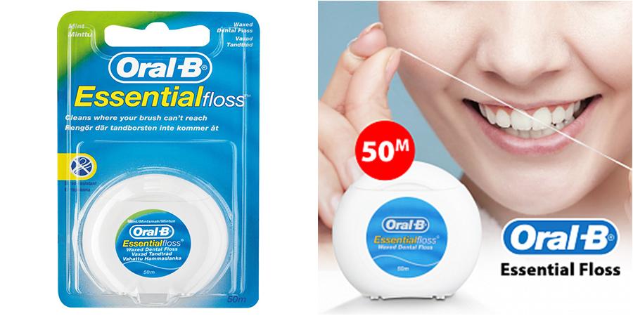  Oral-B Floss Essential-Waxed 