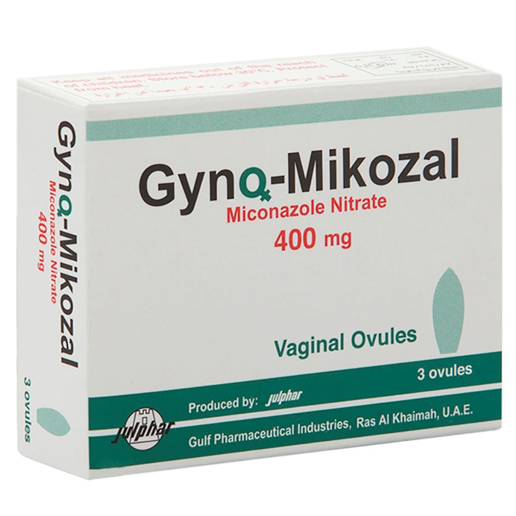  GYNO MIKOZAL 400mg 3ovules 